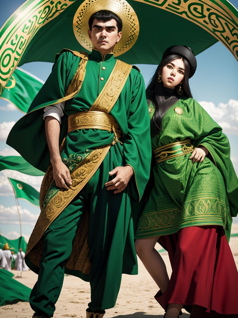 Prompt: (turkmenistan nation)Negative: (worst quality:2)