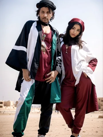 Prompt: (libyan nation)Negative: (worst quality:2)