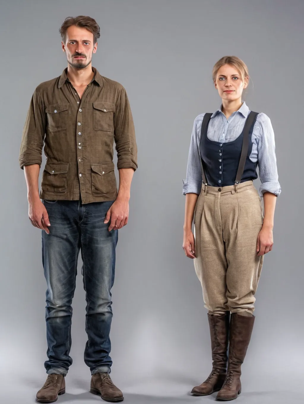 juggernautXL_v9Rundiffusionphoto2-german 1 Man and 1 Woman full body-1-Time_20240501173307