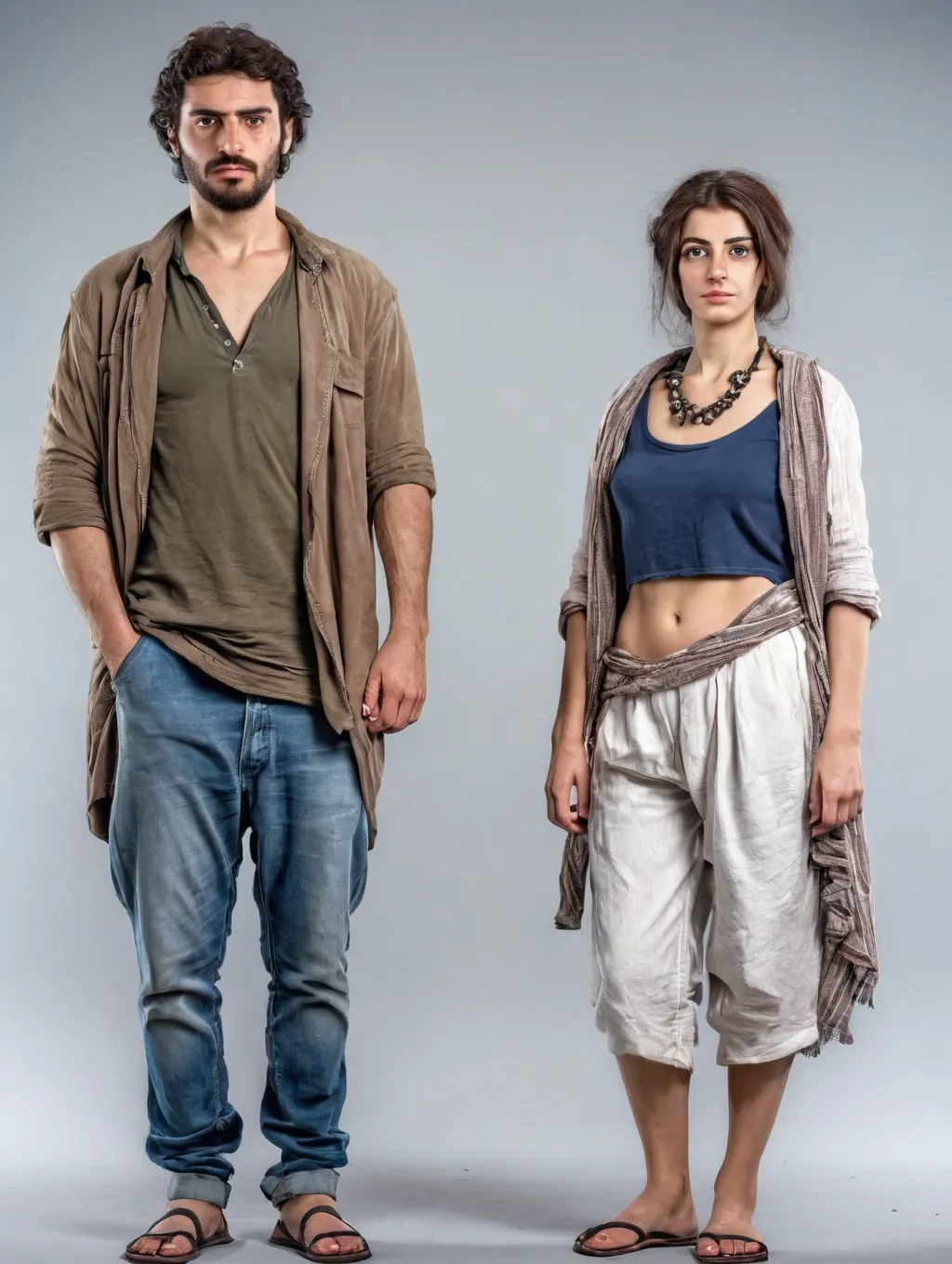 juggernautXL_v9Rundiffusionphoto2-greek 1 Man and 1 Woman full body-1-Time_20240501172149