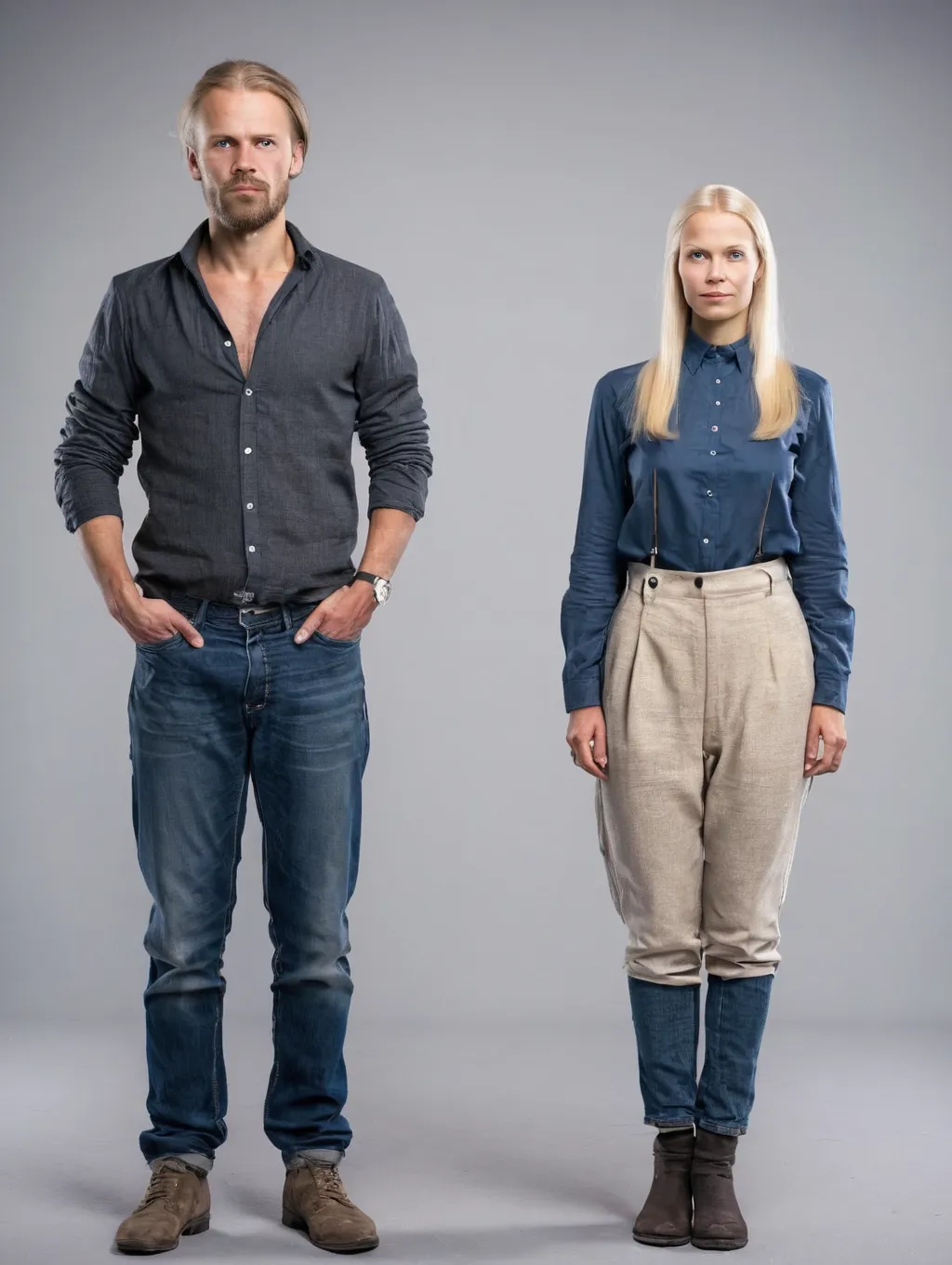 juggernautXL_v9Rundiffusionphoto2-swedish 1 Man and 1 Woman full body-1-Time_20240502104738