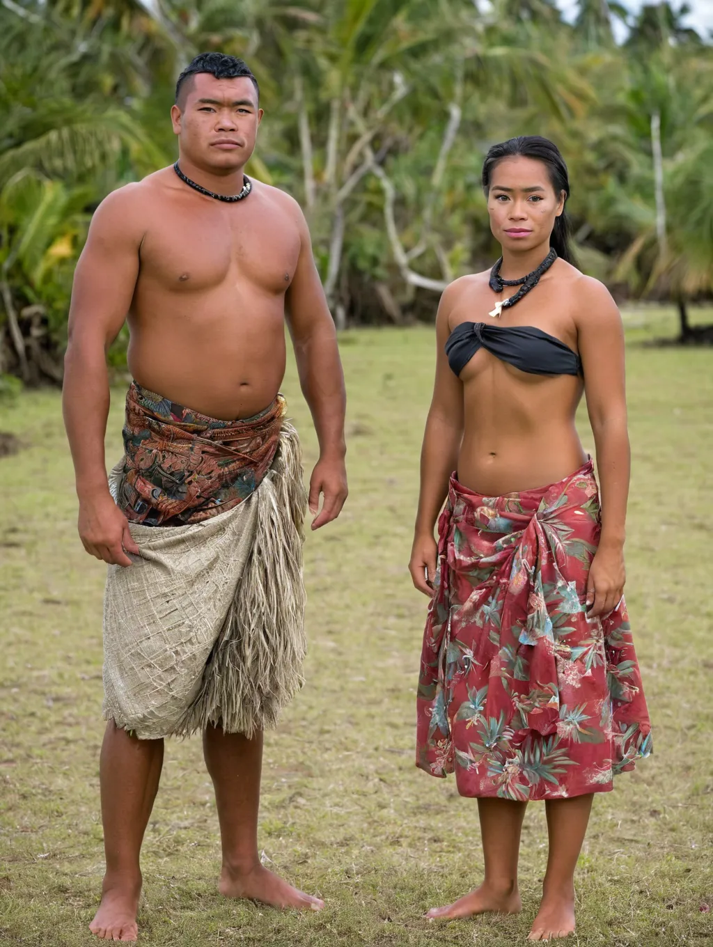 juggernautXL_v9Rundiffusionphoto2-tuvaluan 1 Man and 1 Woman full body-1-Time_20240502100906