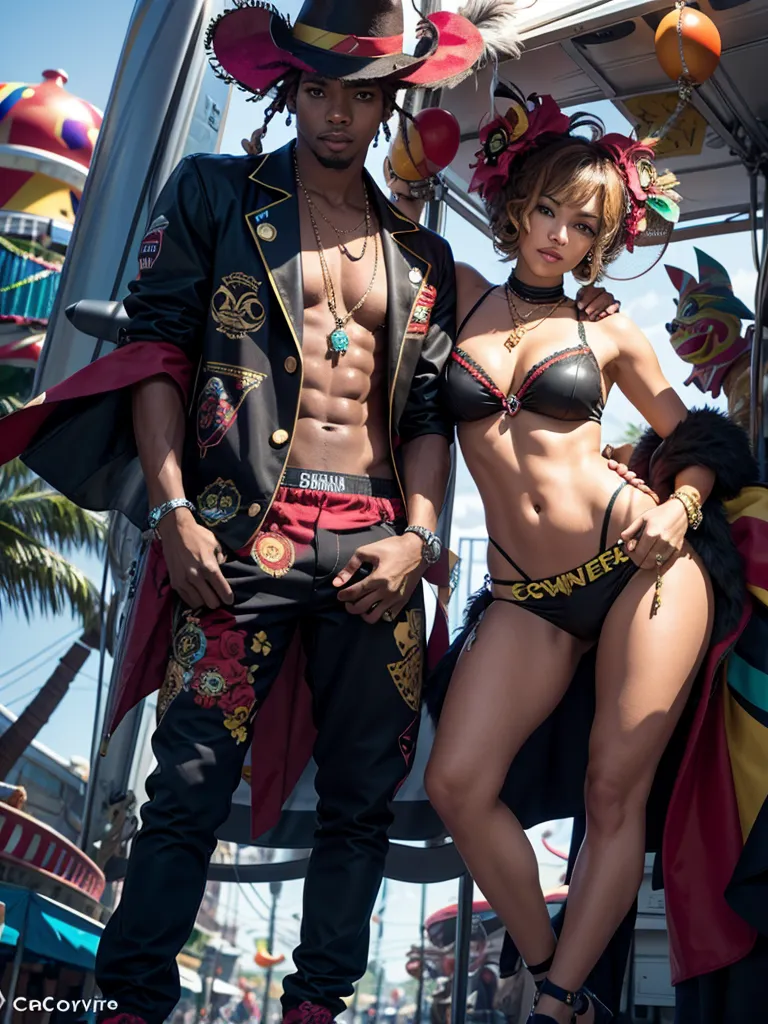 Prompt: (carnivalcore style)