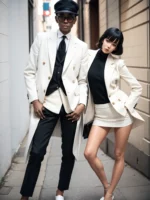 Prompt: (chic modernist style)