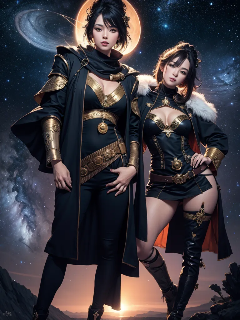 Prompt: (fantasy astronomy style)