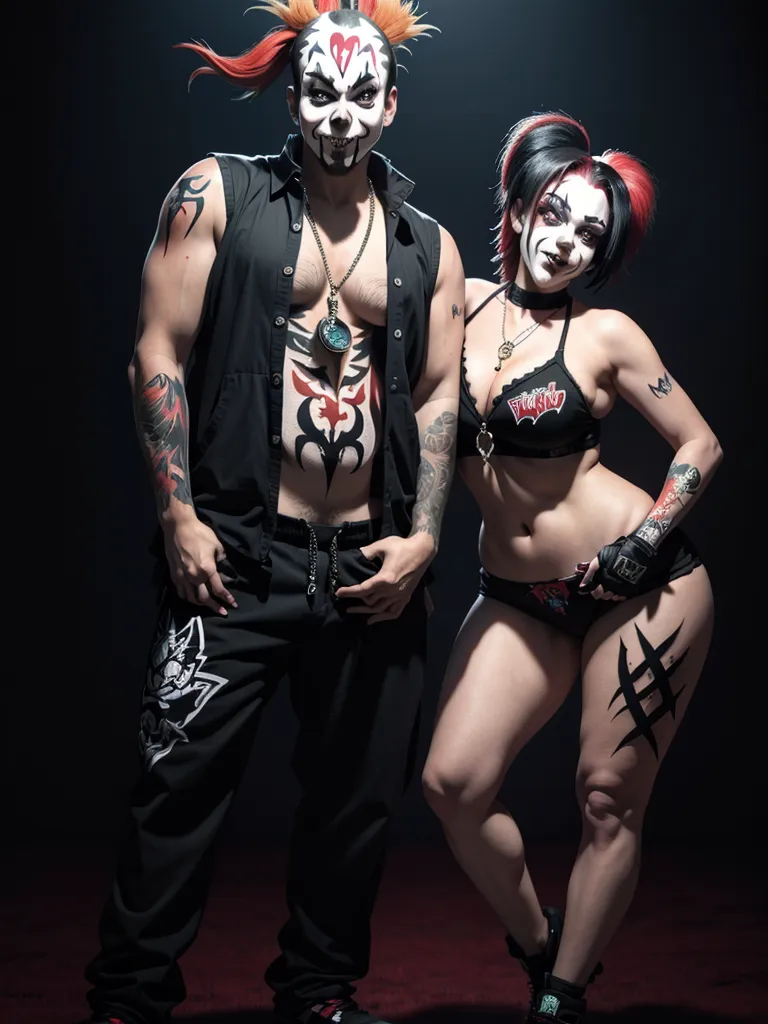 Prompt: (juggalo style)