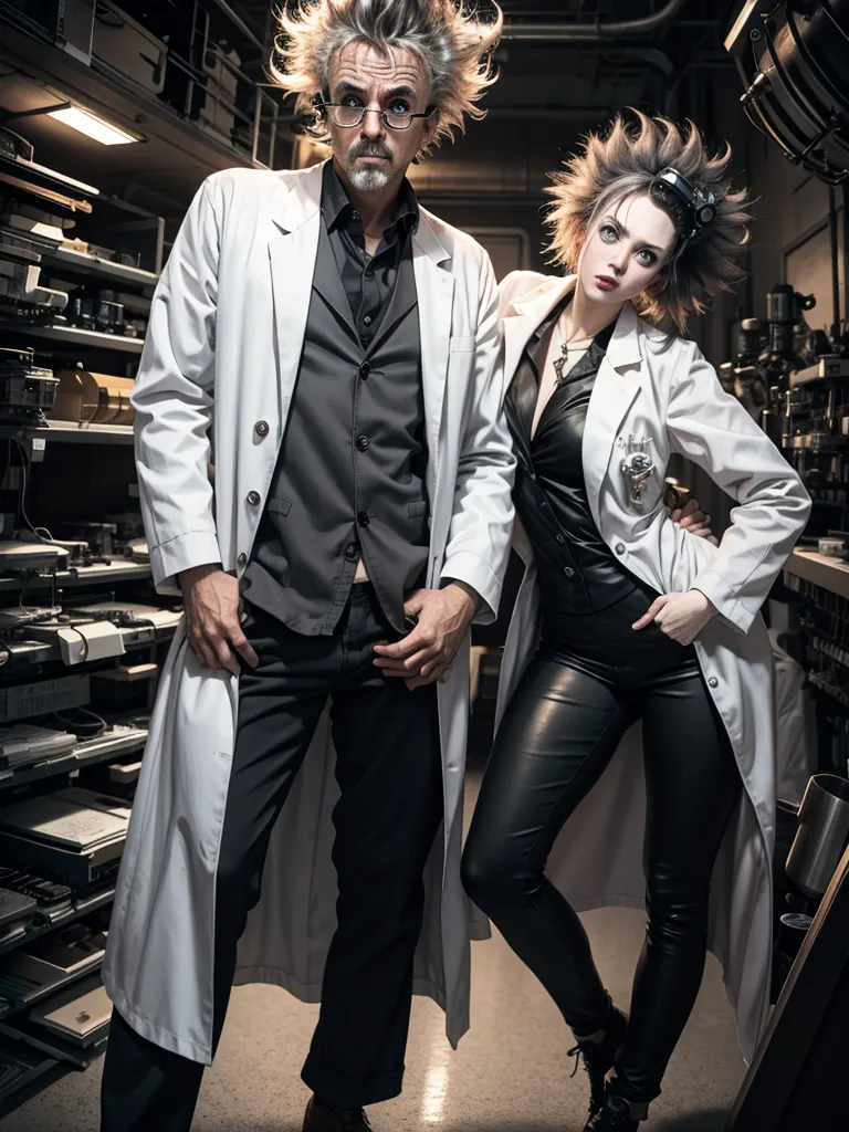 Prompt: (mad scientist style)