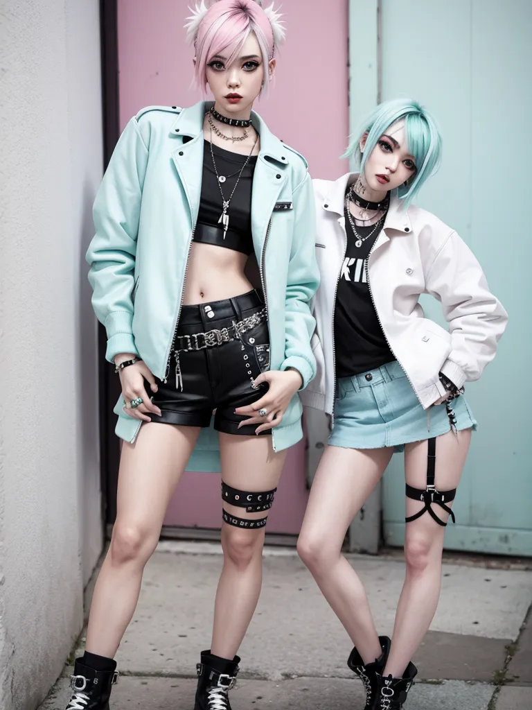 Prompt: (pastel punk style)