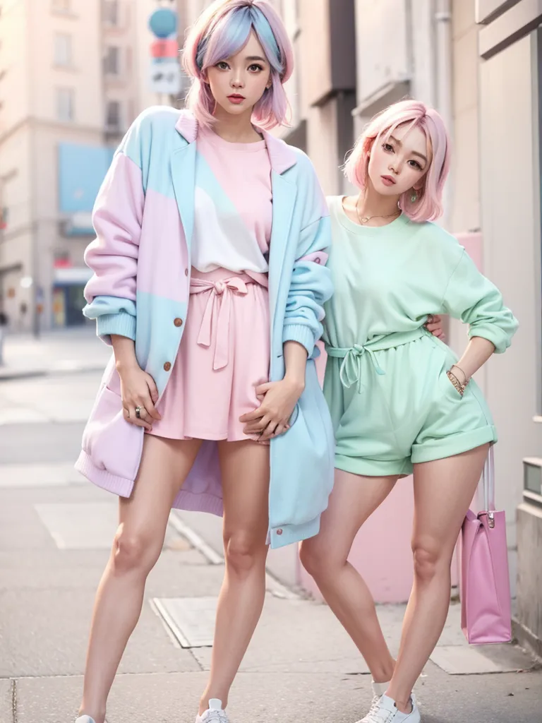 Prompt: (pastel style)