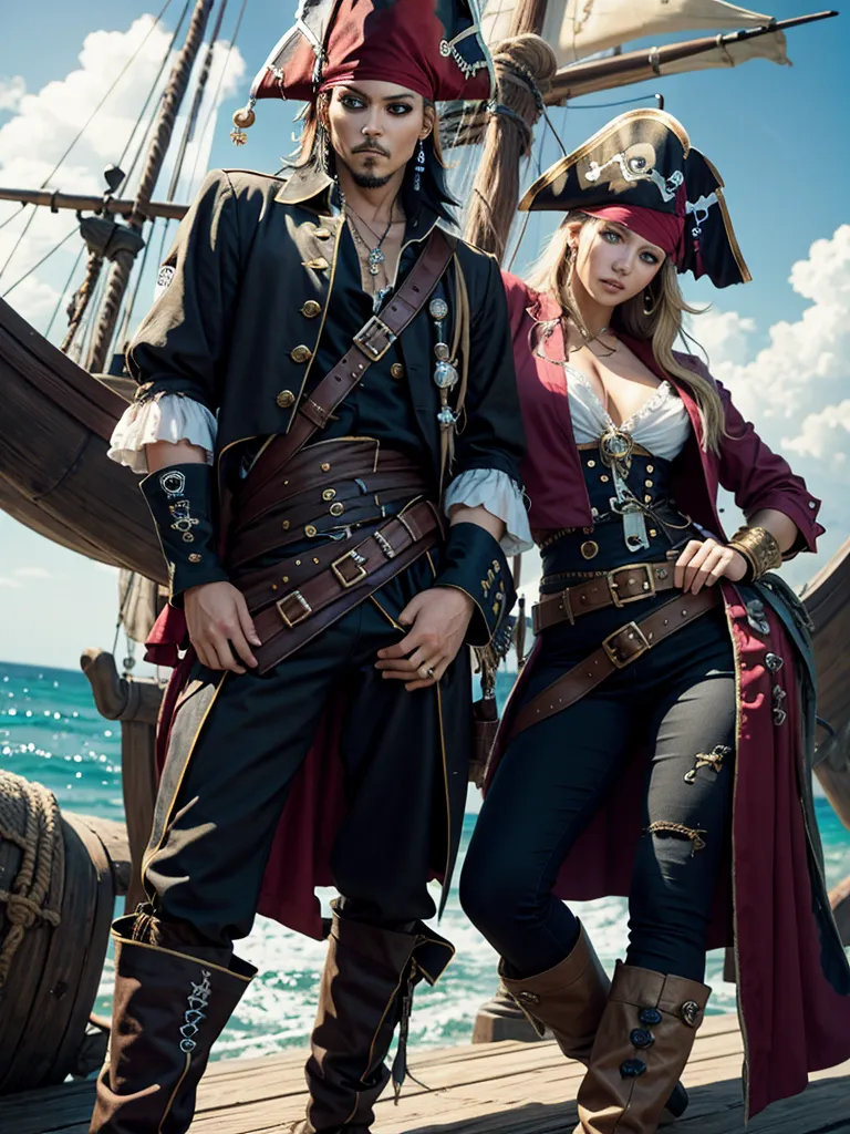 Prompt: (pirate style)