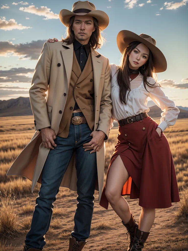 Prompt: (prairiecore style)