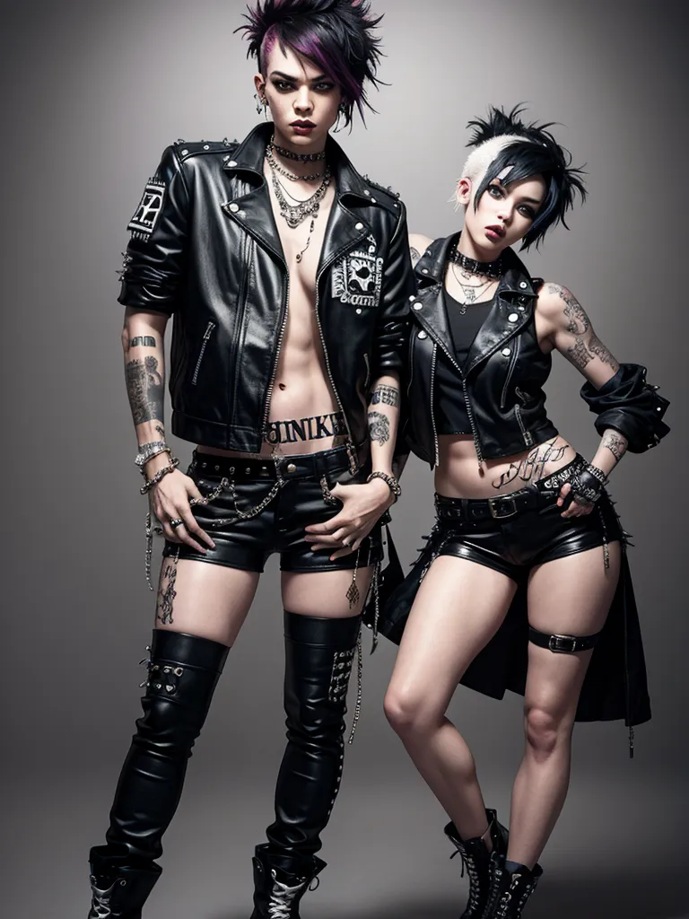 Prompt: (punk style)