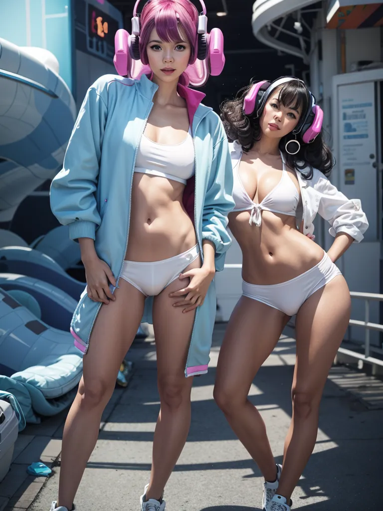 Prompt: (rollerwave style)