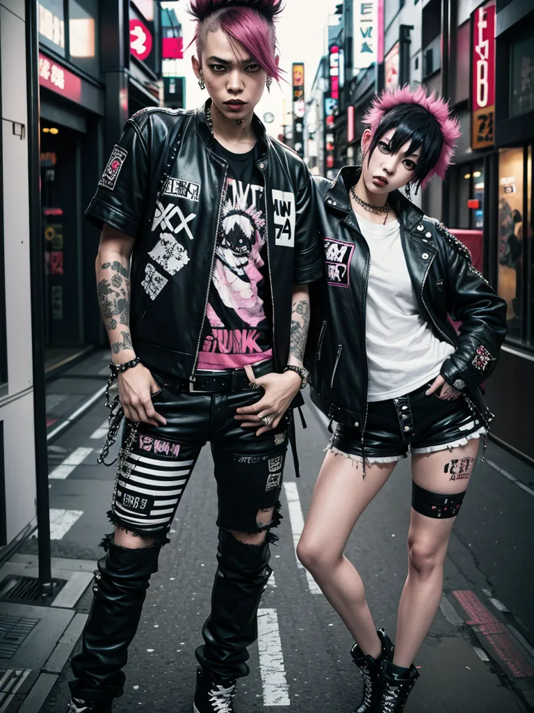 Prompt: (shibuya punk style)