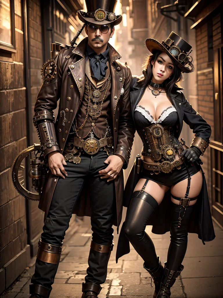 Prompt: (steampunk style)