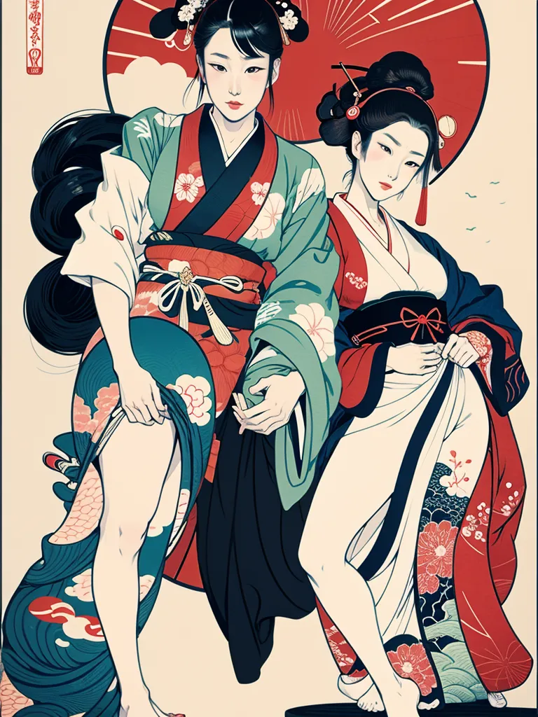 Prompt: (ukiyo-e style)