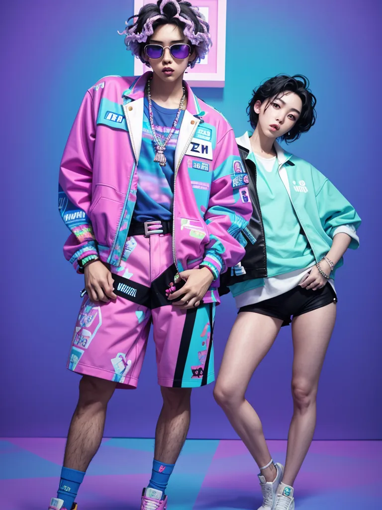 Prompt: (vaporwave style)