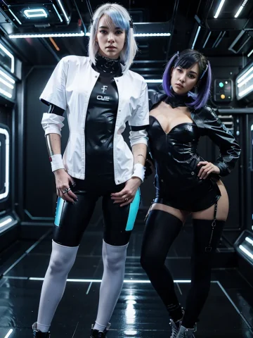 Prompt: (cyberpop style)