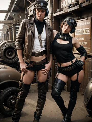 Prompt: (dieselpunk style)