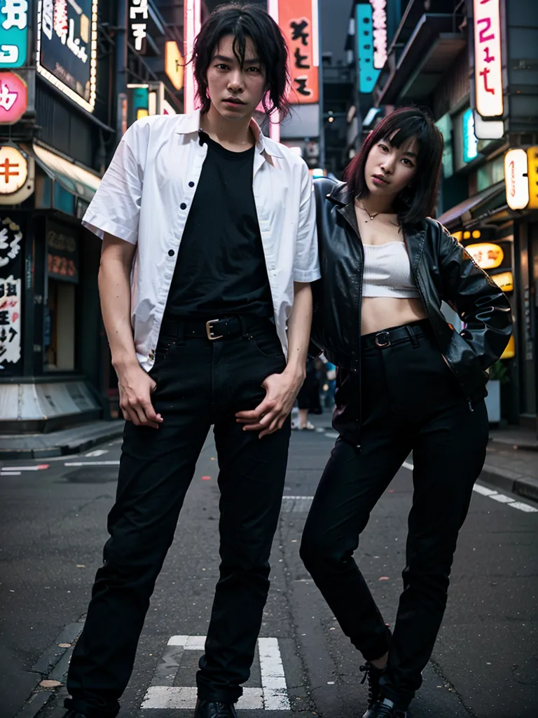 Prompt: (neo-tokyo style)