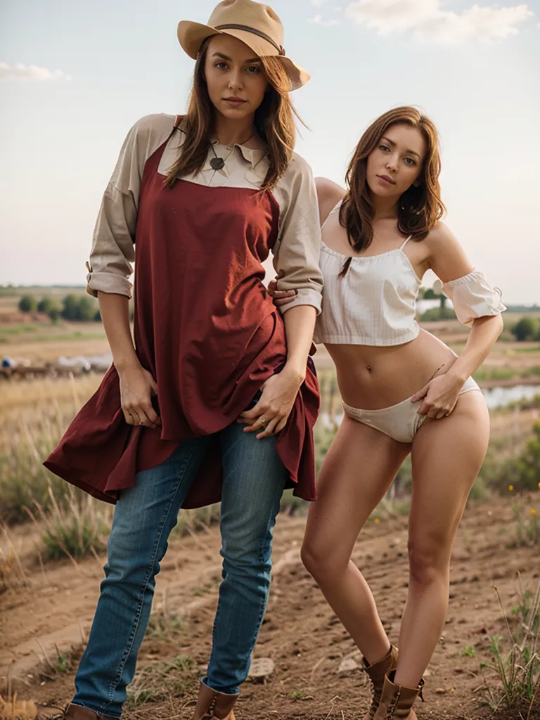 Prompt: (prairiecore style)