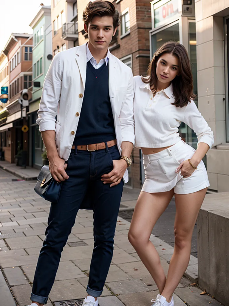 Prompt: (preppy style)