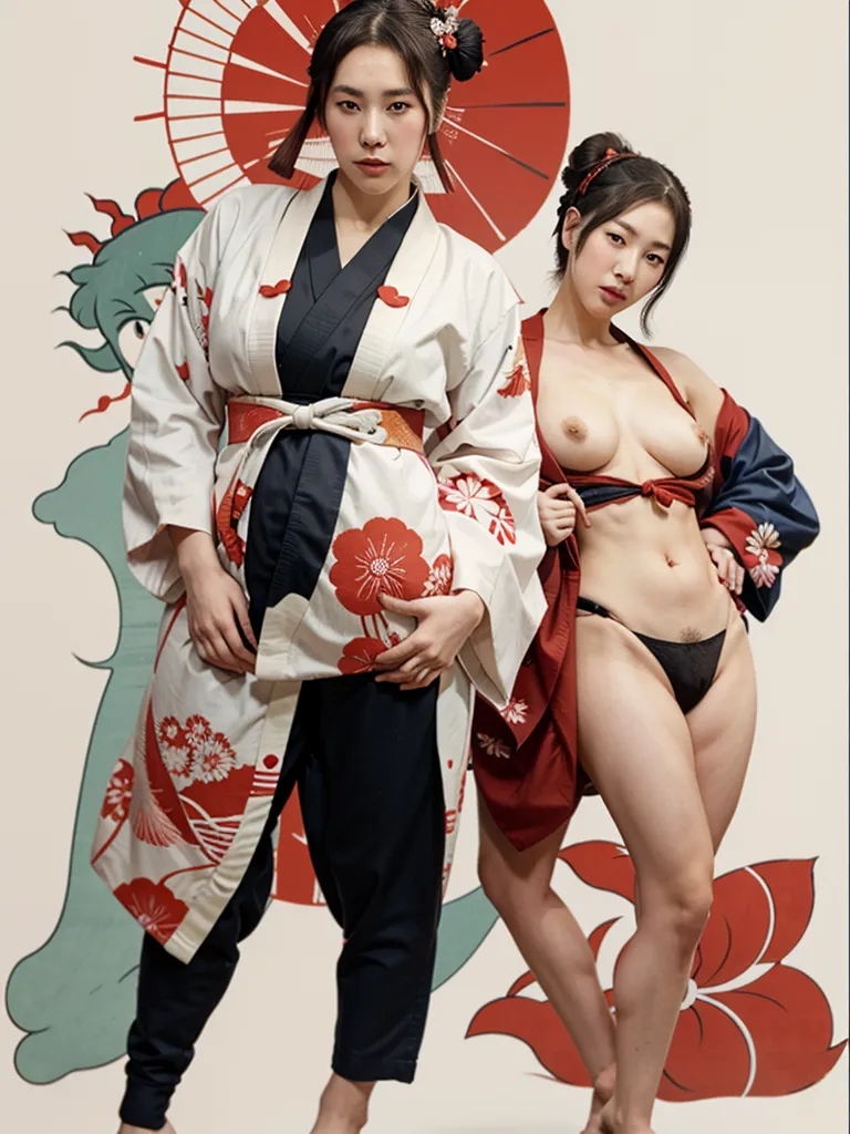 Prompt: (ukiyo-e style)