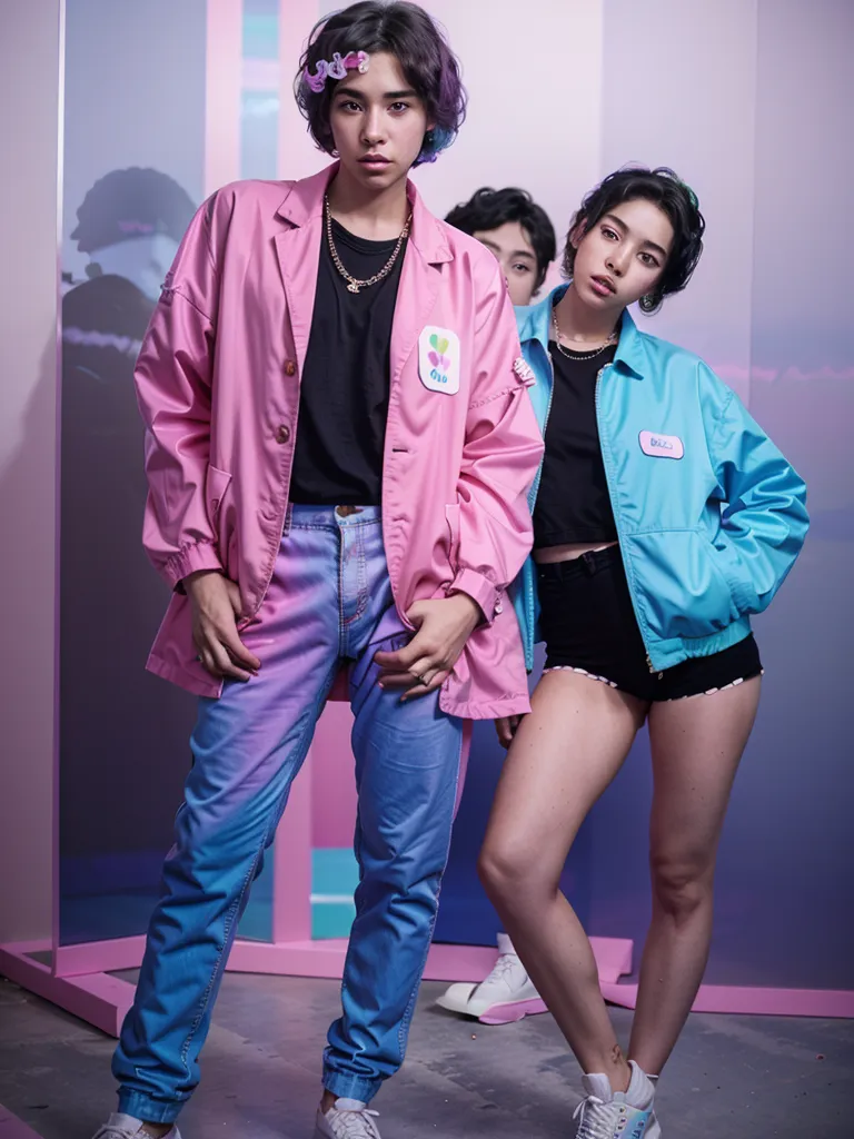 Prompt: (vaporwave style)