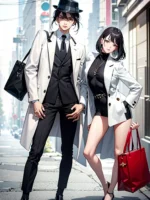 Prompt: (chic modernist style)
