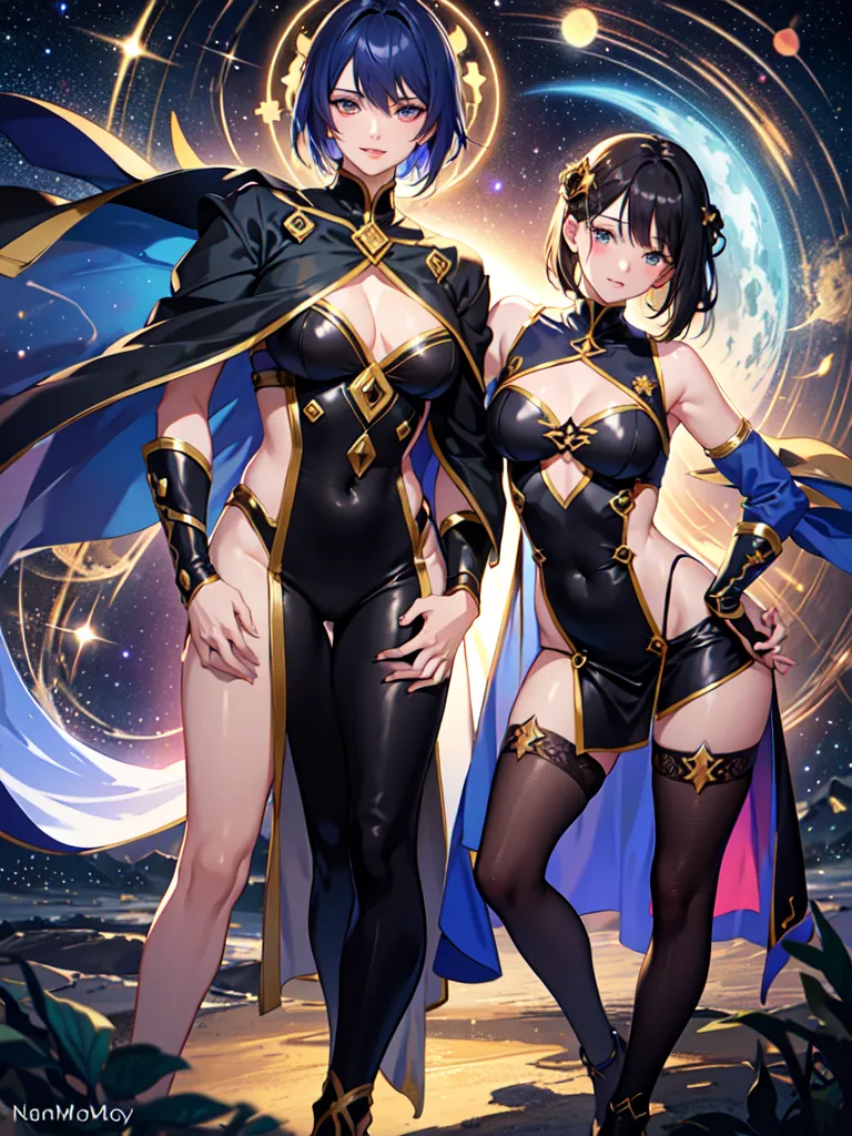 Prompt: (fantasy astronomy style)