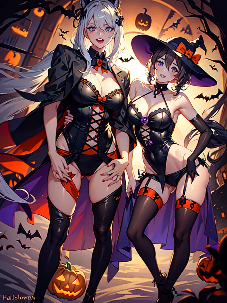 Prompt: (halloween style)