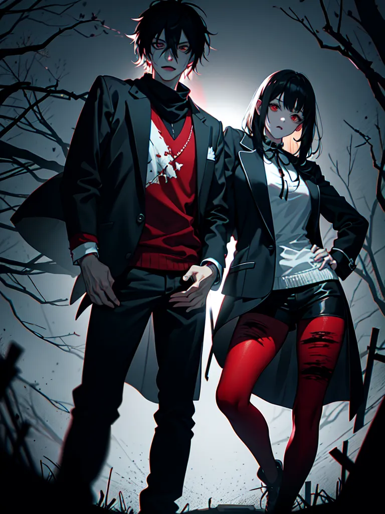 Prompt: (horror style)