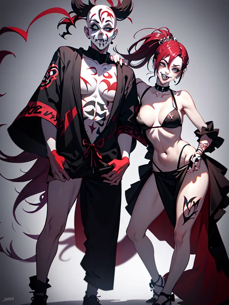 Prompt: (juggalo style)