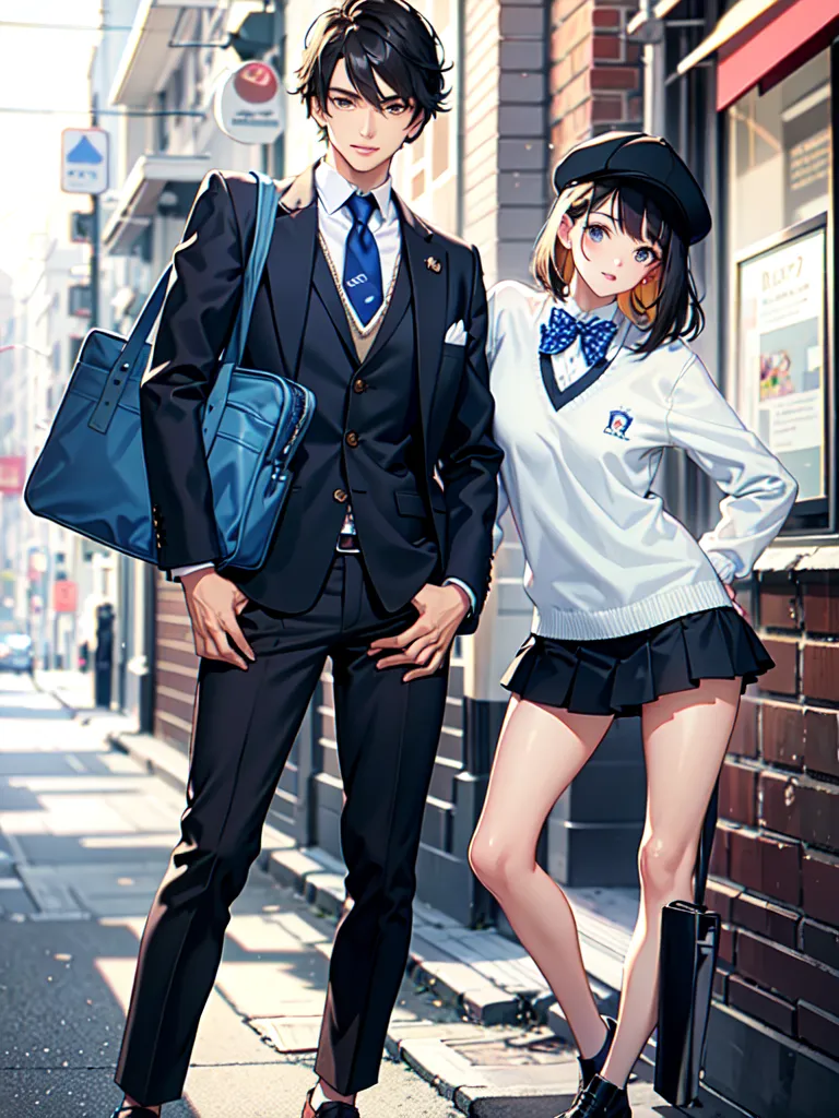 Prompt: (preppy style)