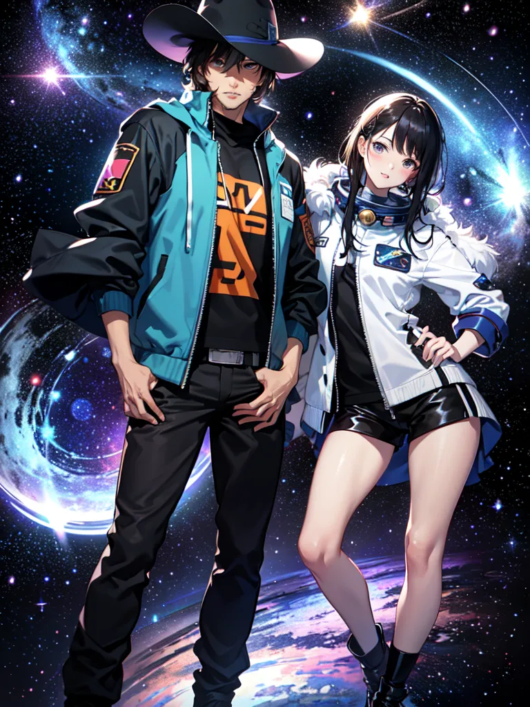 Prompt: (space cowboy style)