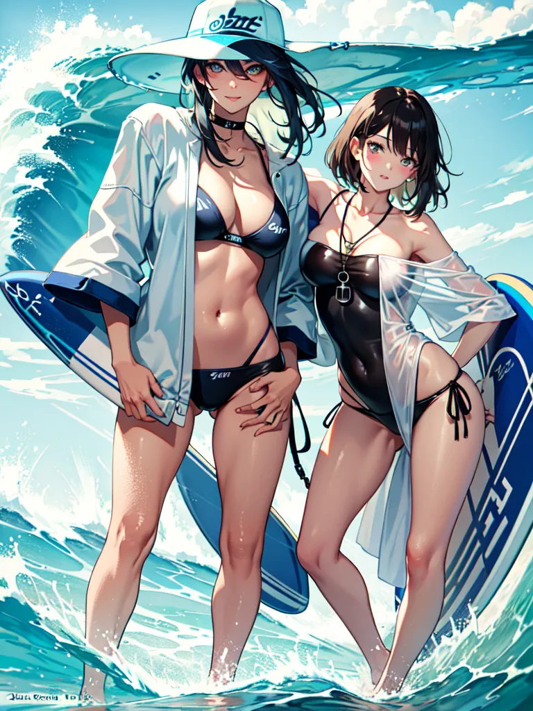 Prompt: (surf crush style)