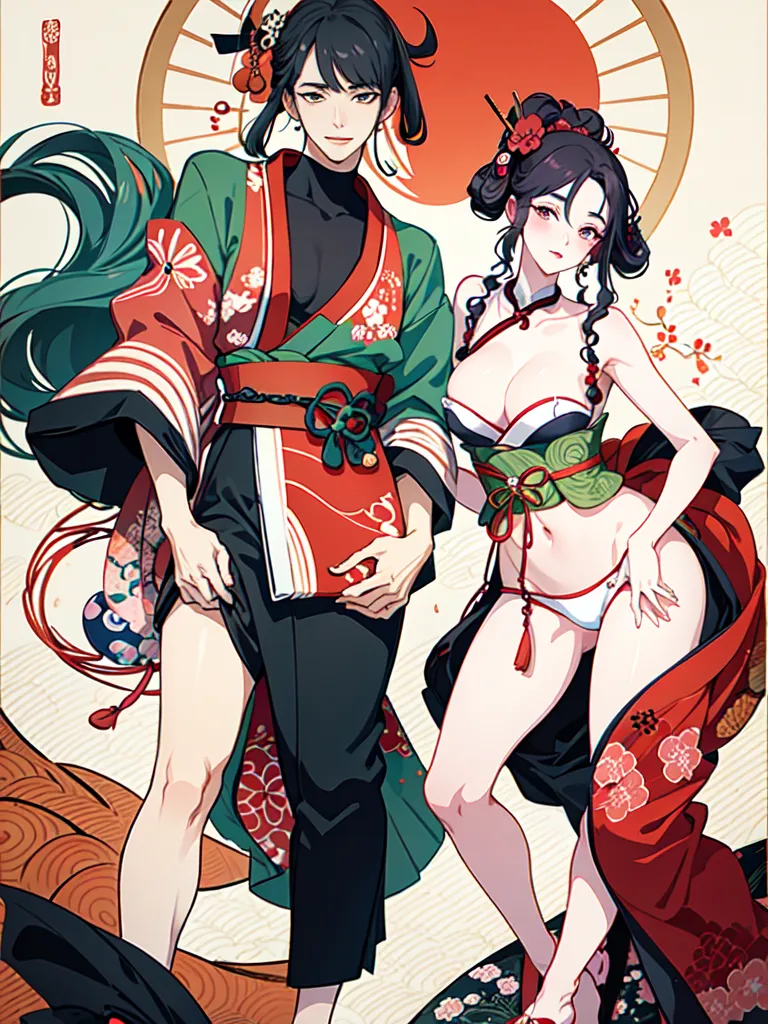 Prompt: (ukiyo-e style)