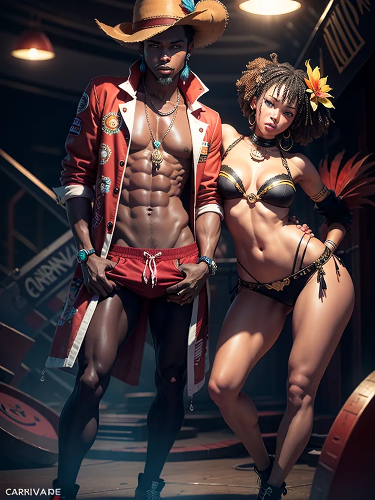 Prompt: (carnivalcore style)
