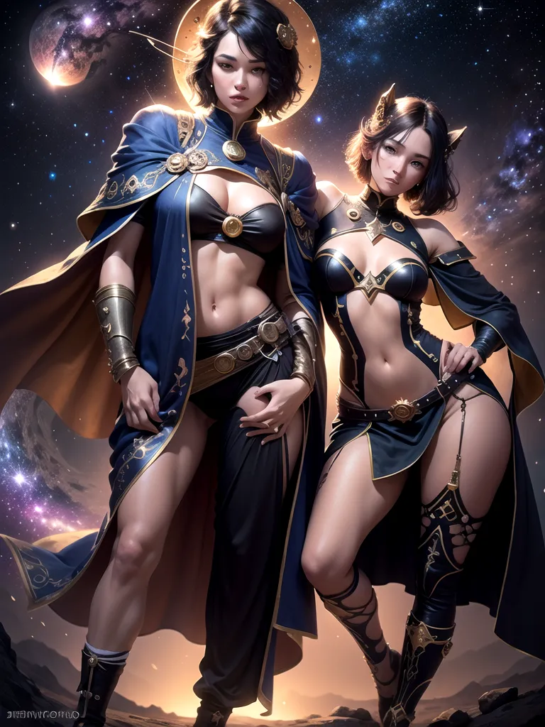 Prompt: (fantasy astronomy style)