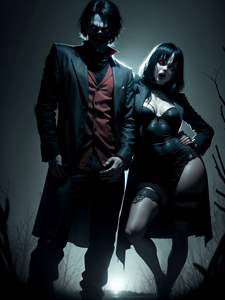 Prompt: (horror style)