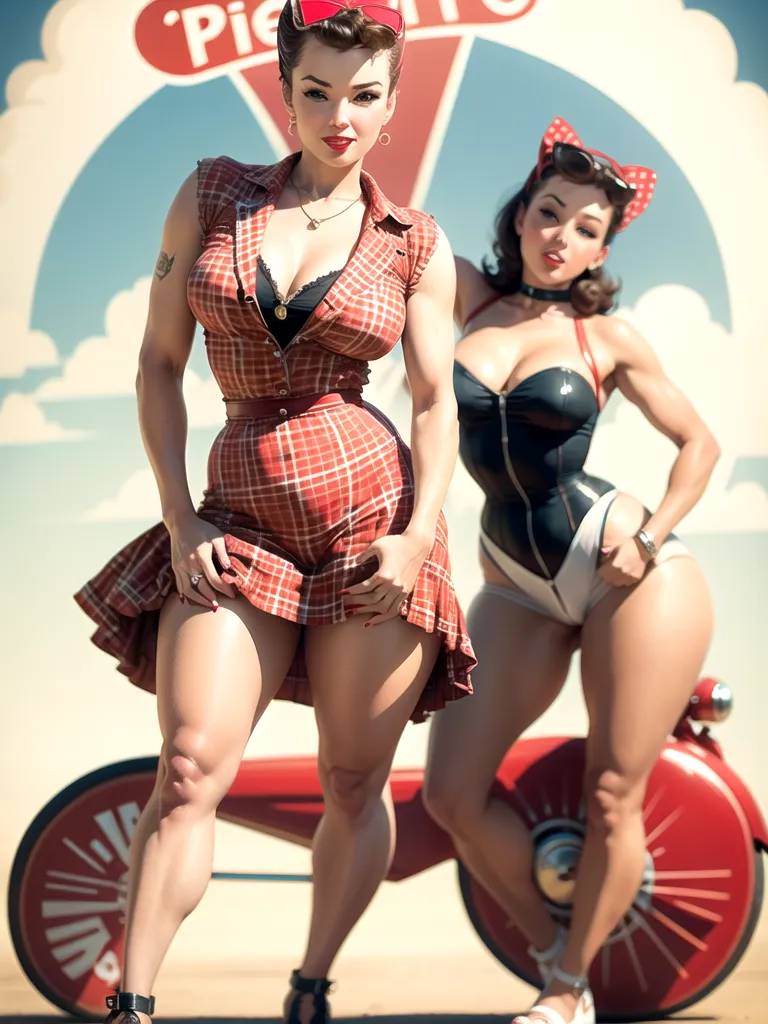 Prompt: (pin-up style)