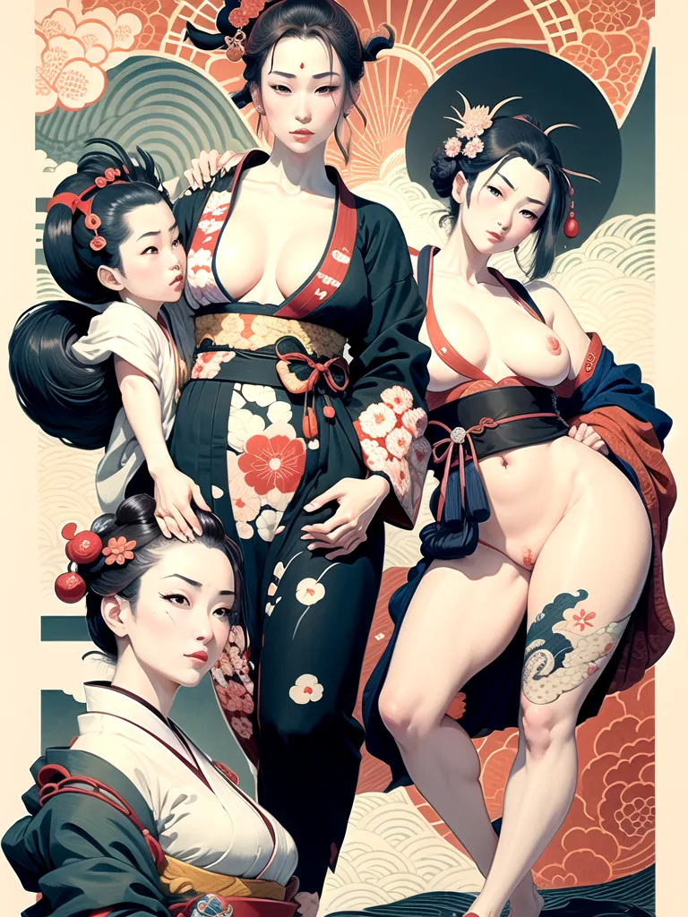 Prompt: (ukiyo-e style)