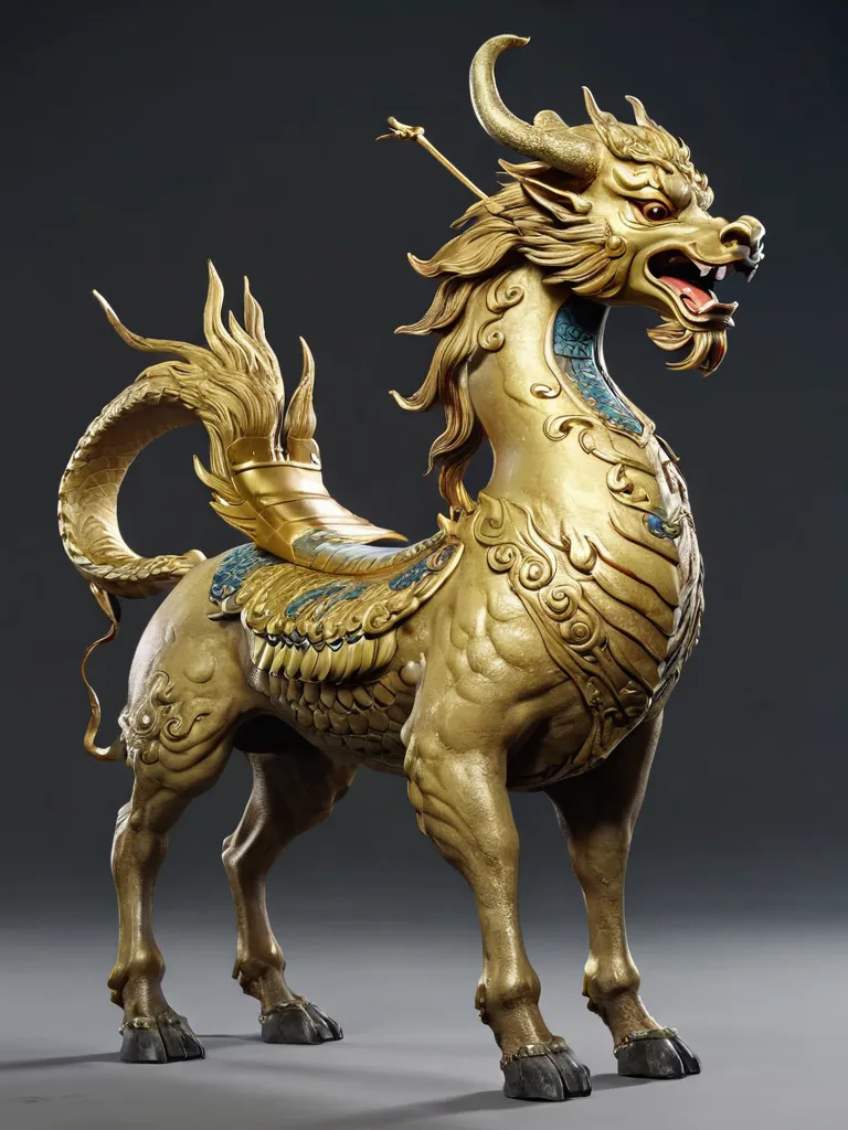 juggernautXL_v9Rundiffusionphoto2-qilin full body-1-Time_20240430190507