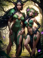 Prompt: (dryad race)Negative: (worst quality:2)