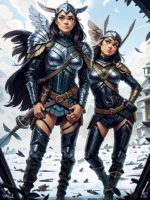Prompt: (valkyrie race)Negative: (worst quality:2)