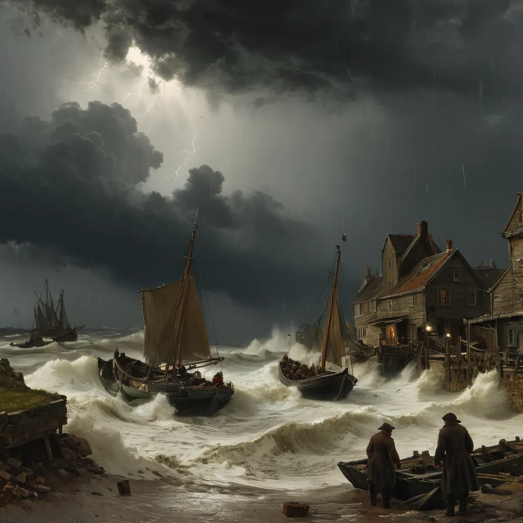 juggernautXL_v9Rundiffusionphoto2-art by Andreas Achenbach a coastal village during-1-Time_20250213143649