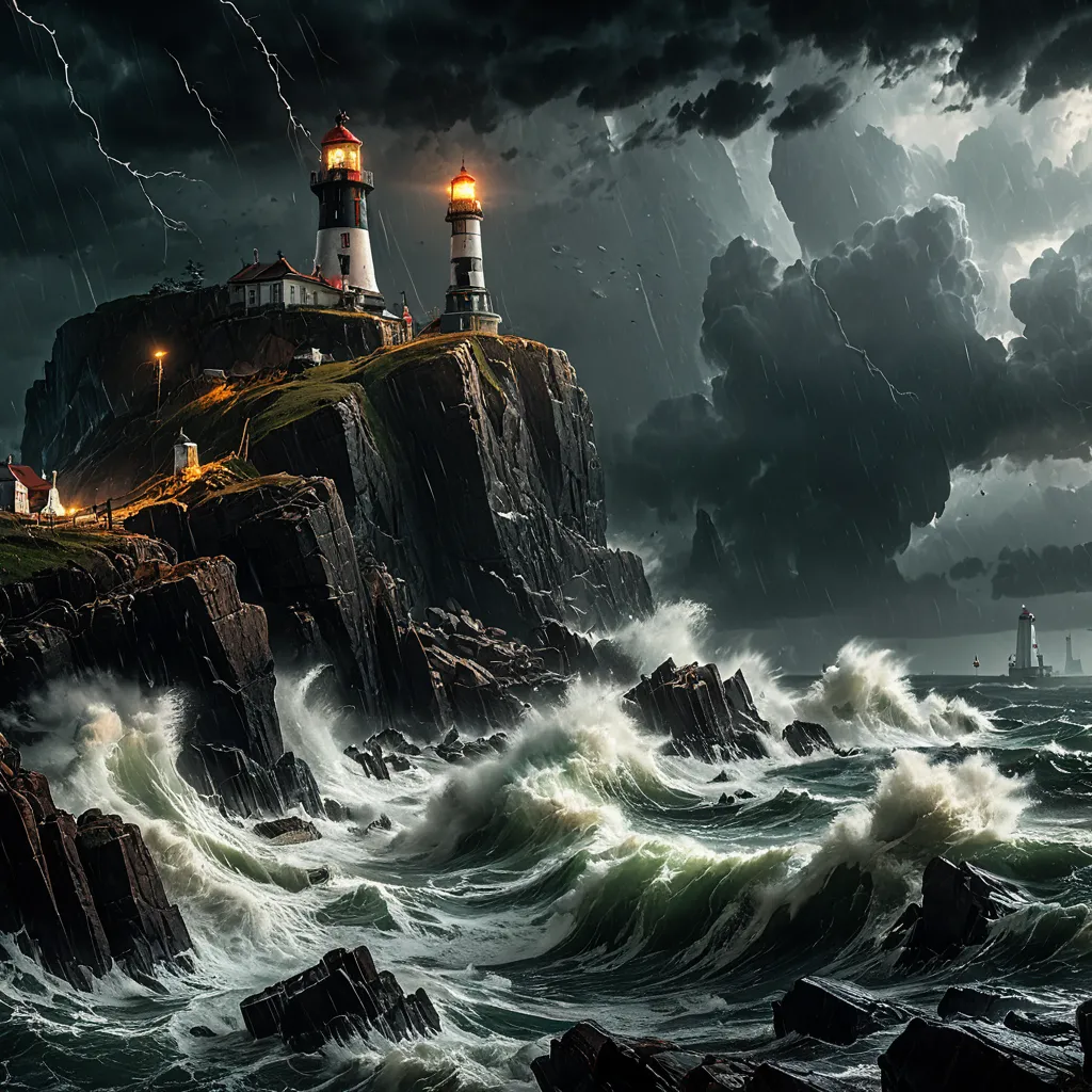 juggernautXL_v9Rundiffusionphoto2-art by Andreas Achenbach a stormy sea crashing-1-Time_20250213144919