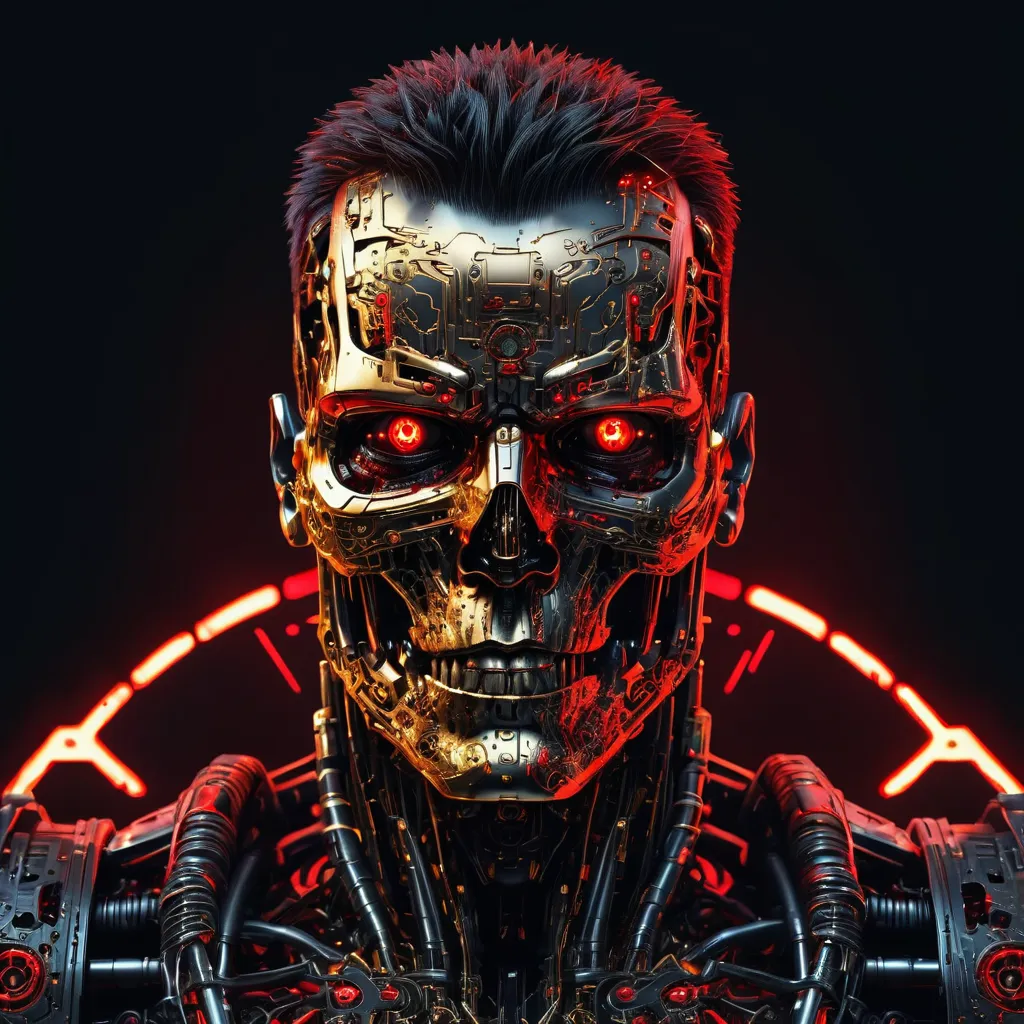 juggernautXL_v9Rundiffusionphoto2-Epic Creative Scene a terminator man with a-1-Time_20240806121449