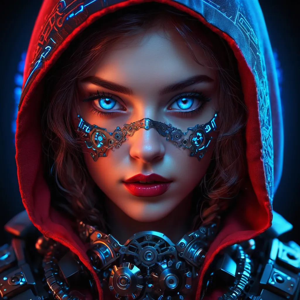 juggernautXL_v9Rundiffusionphoto2-Little Red Riding Hood closeup portrait photography beautiful-1-Time_20240806120411