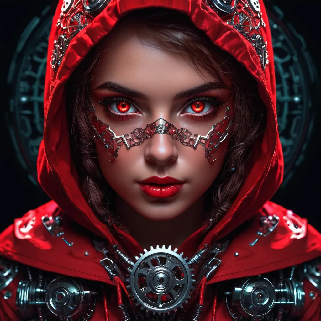 juggernautXL_v9Rundiffusionphoto2-Little Red Riding Hood closeup portrait photography beautiful-1-Time_20240806122118